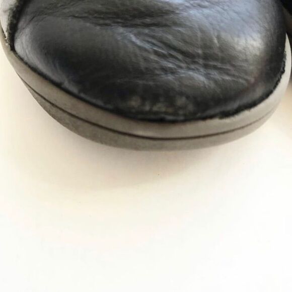 Tucker + Tate black faux lace leather shoes GUC 4W - Picture 4 of 5